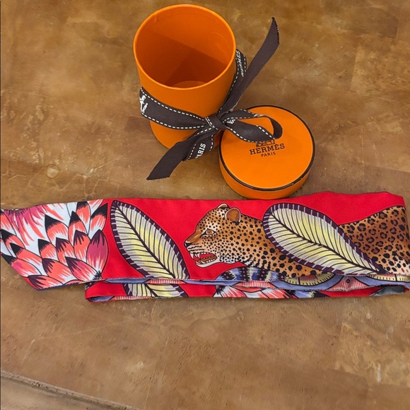 Hermes Multicolor Silk Scarf - Picture 4 of 4